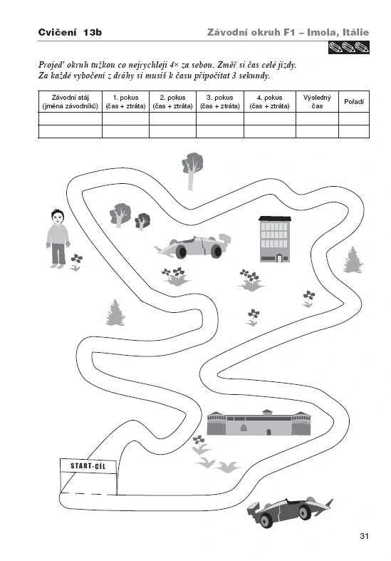 Cvičení pro rozvoj jemné motoriky a psaní 
