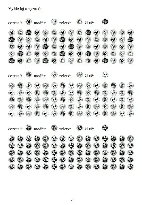 Zrakové vnímání - Optická diferenciace II. 