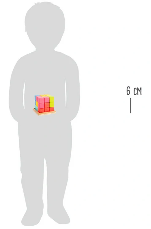 SMALL FOOT Dřevěný 3D hlavolam