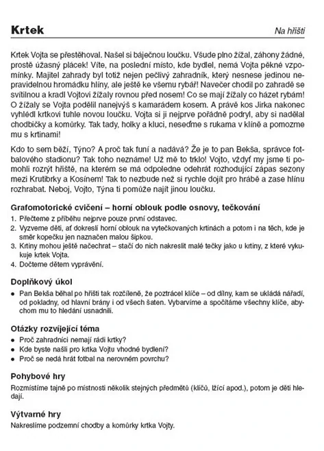 Grafomotorická cvičení - Šimonovy listy