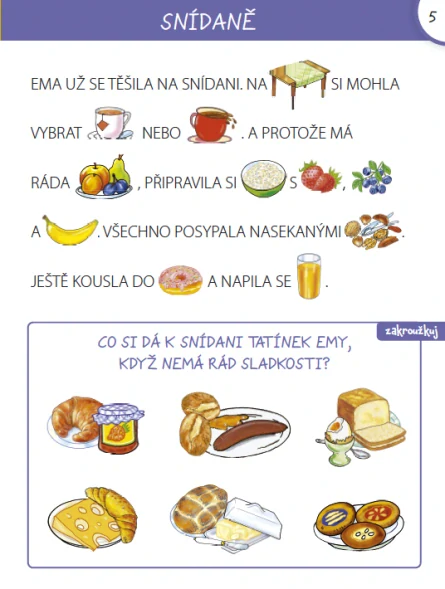 Procvičuj čtení s obrázky (1.-3. třída)