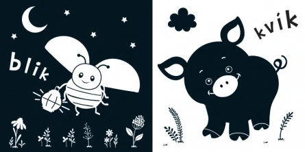 Kuk! Harmonikové leporelo pro miminka