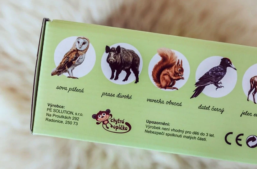 Puzzle - Zvířátka z českého lesa