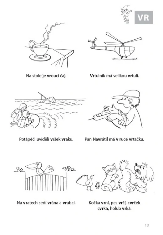 Trpaslík v trávě spí