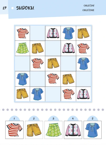 Dolepuj sudoku + aktivity (modrý sešit)