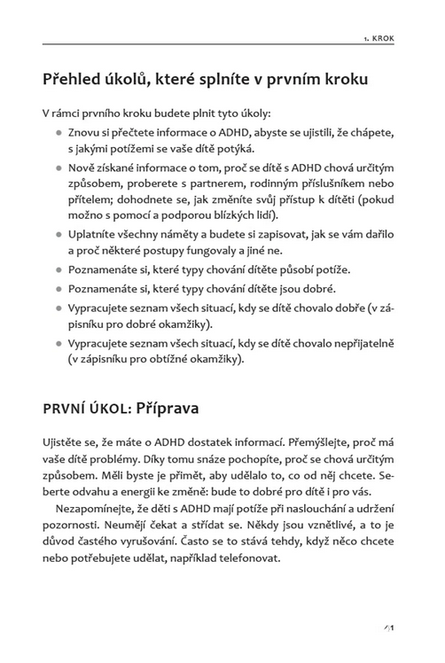 Šest kroků ke zvládnutí ADHD