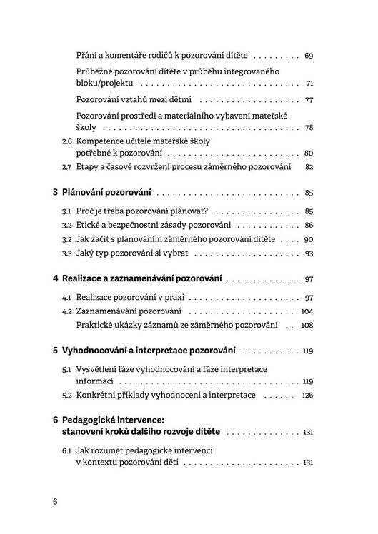 Pedagogická diagnostika a intervence v mateřské škole
