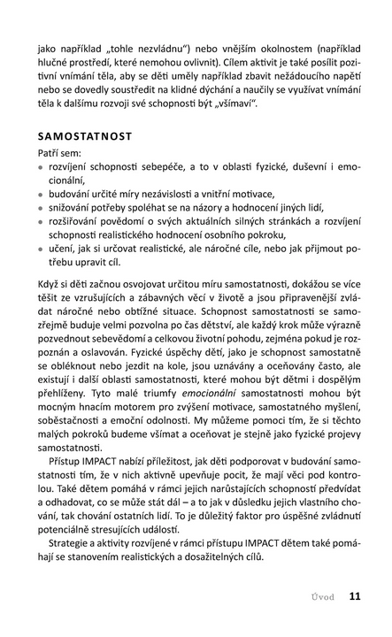 Skupinové aktivity pro zvládání stresu u dětí 8-14 let