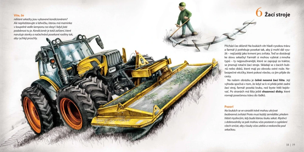 Síla motorů: Traktory