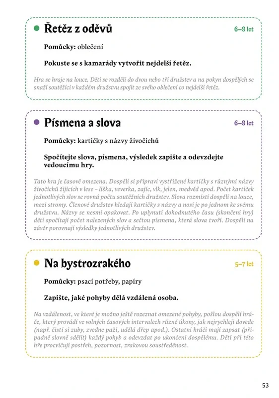 Hry do lesa a do přírody