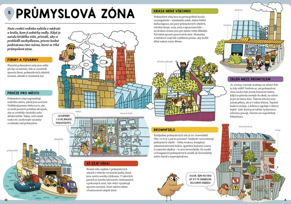 Poznej město z vrabčí perspektivy