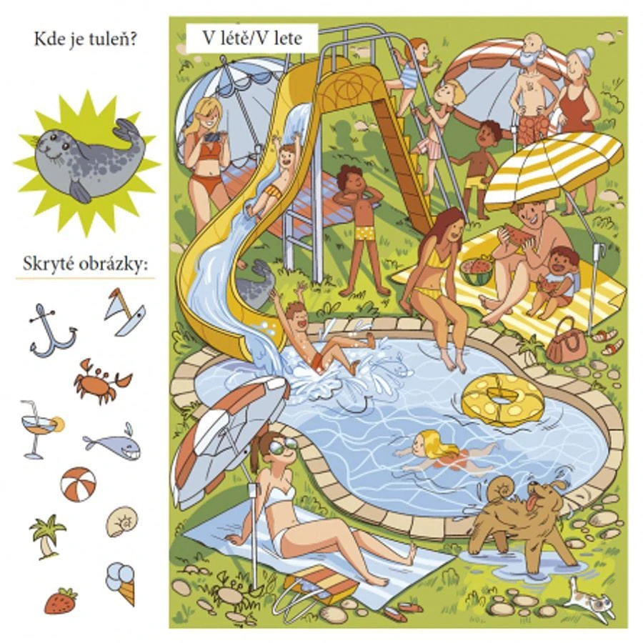 Skryté obrázky - zelený sešit