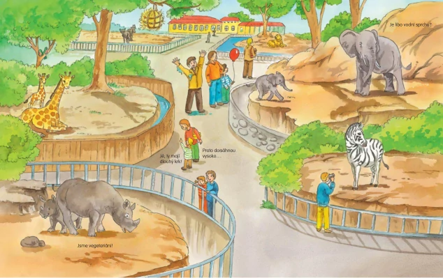 Zábavné magnety - Zvířátka v zoo