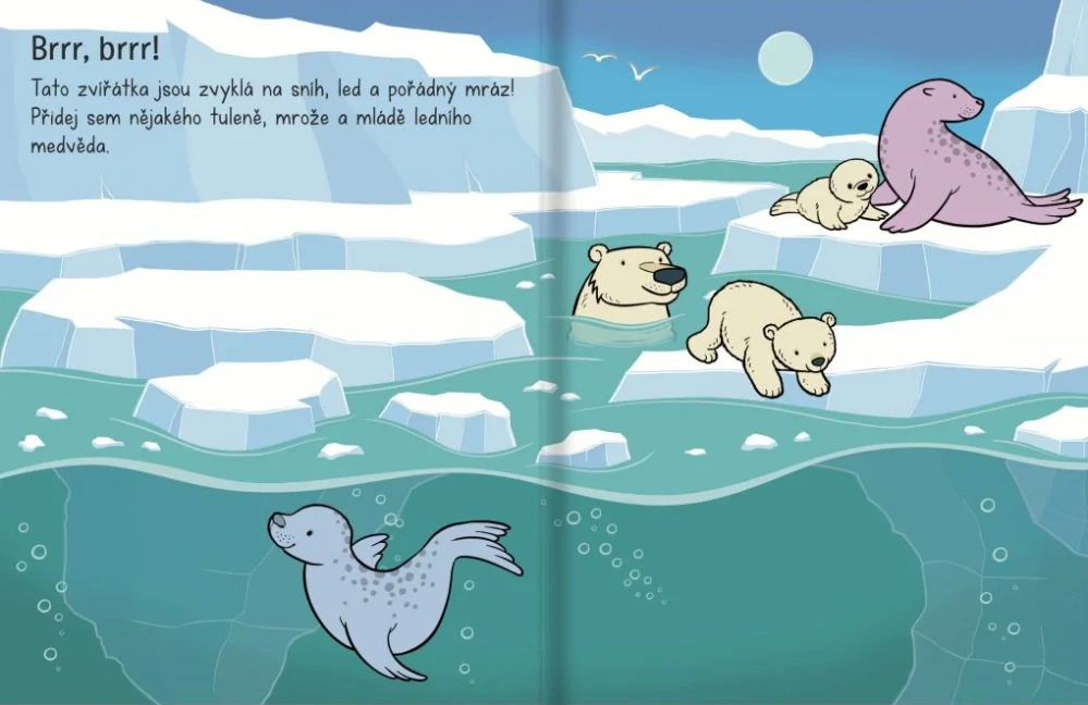 Kniha plná samolepek - Zvířata