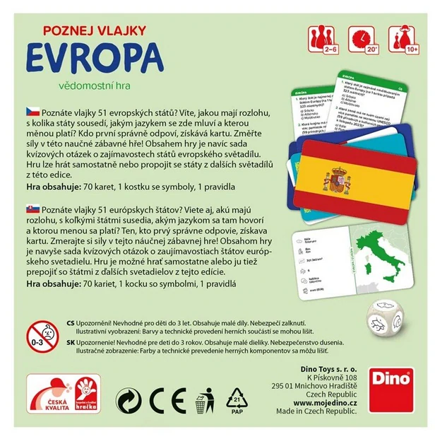 DINO Poznej vlajky - Evropa