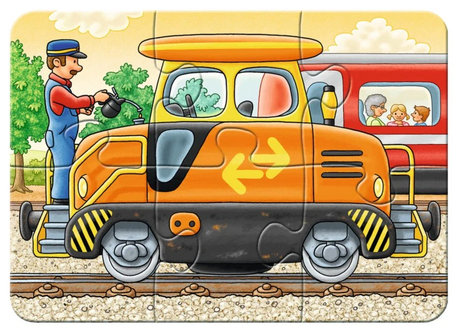 RAVENSBURGER Moje první puzzle - Dopravní stroje 