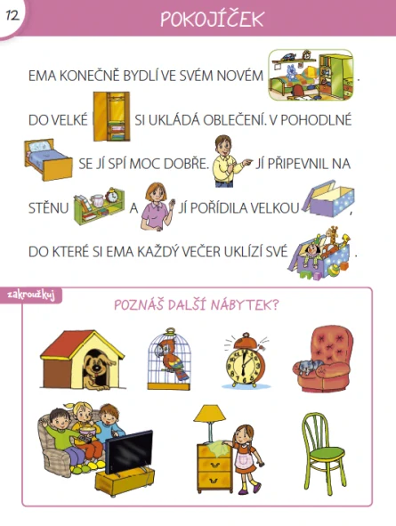 Procvičuj čtení s obrázky (1.-3. třída)