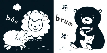 Kuk! Harmonikové leporelo pro miminka