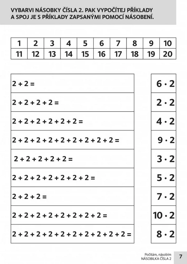 Počítám, násobím čísla 0 až 5 (1.díl)