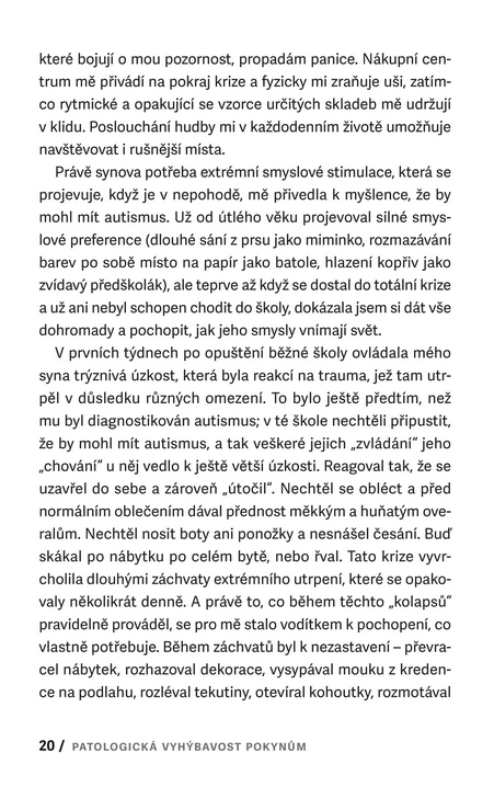 Patologická vyhýbavost pokynům u dětí s PAS