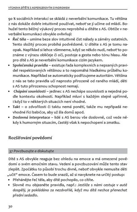 Výchova dítěte s Aspergerovým syndromem