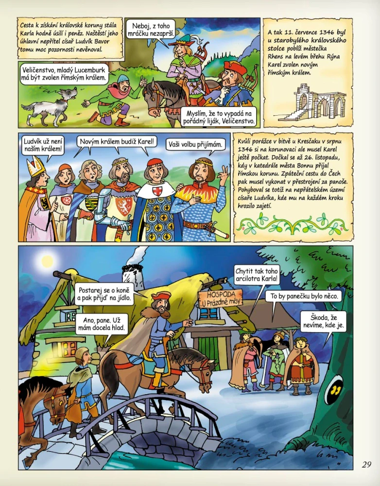 Karel IV. - Obrázkové čtení