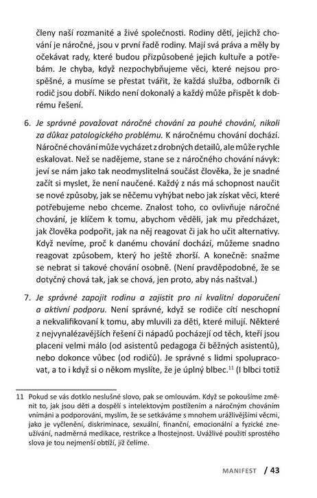 Podpora pozitivního chování u osob s PAS a intelektovým postižením