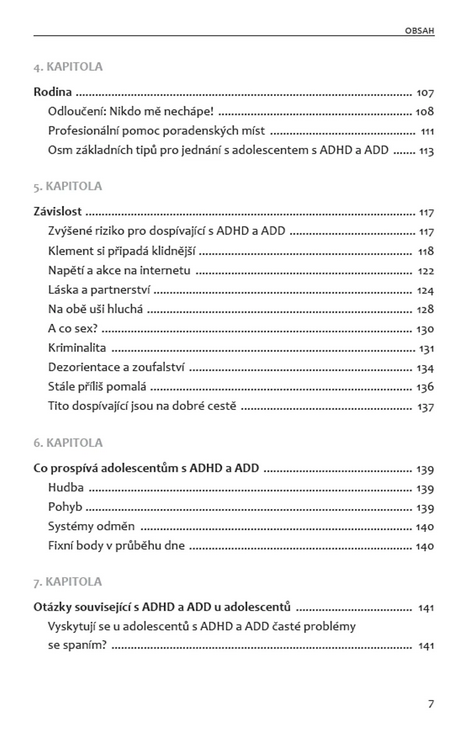 ADHD a ADD v dospívání