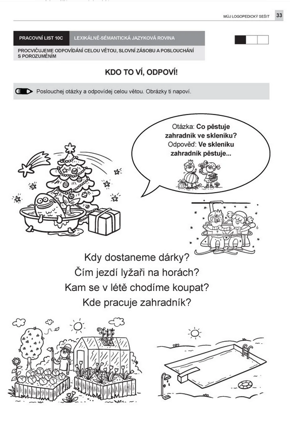 Můj logopedický sešit (úroveň 1)