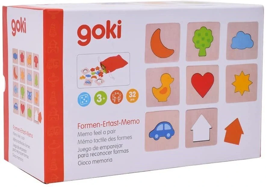 GOKI Hmatová hra - Tvary v rámečku