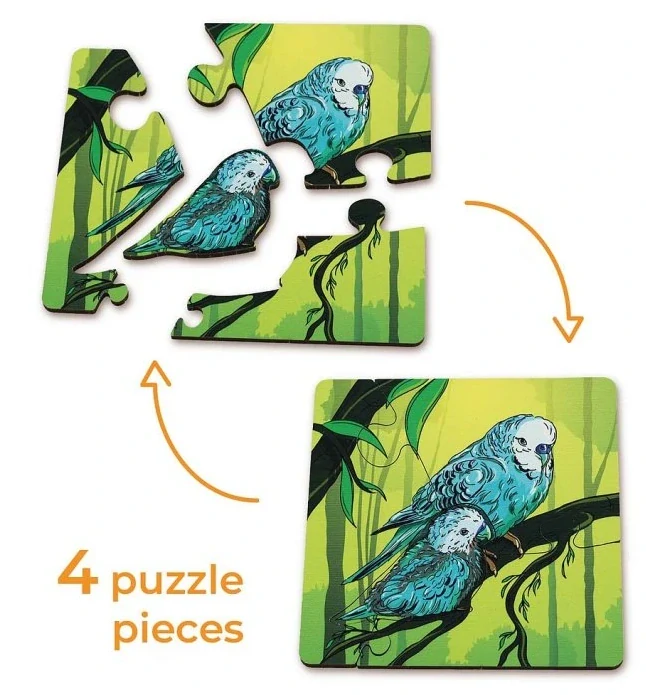 Puzzle - Máma a mládě