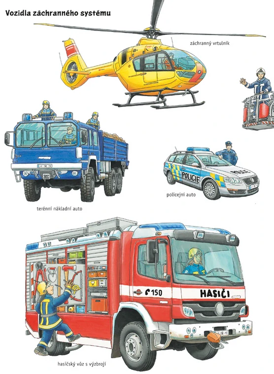 JUNIOR Auta, jeřáby, bagry, traktory