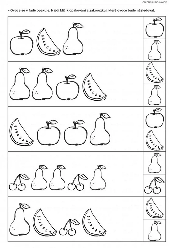 Od zápisu do lavice – Předmatematické představy