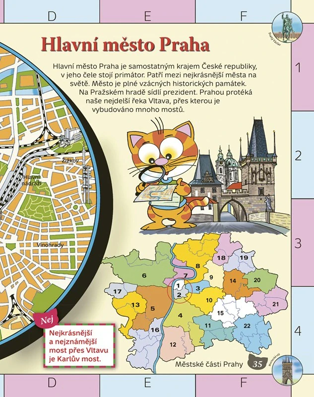 Dětský ilustrovaný atlas - Česká republika