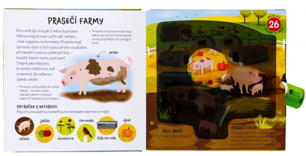 Kniha s kouzelnou baterkou - Farma