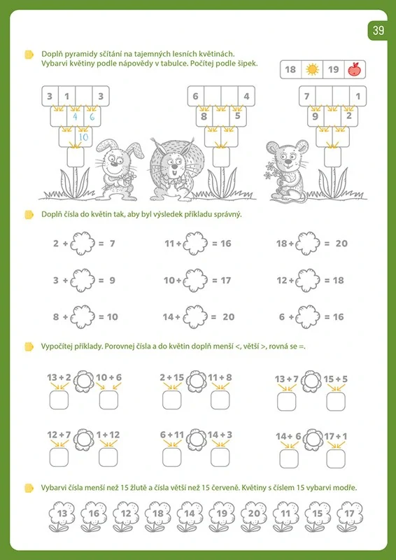 Pracovní sešit pro prvňáky - matematika