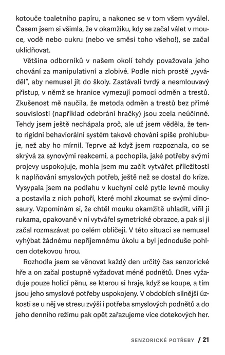 Patologická vyhýbavost pokynům u dětí s PAS