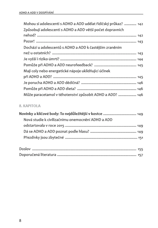 ADHD a ADD v dospívání