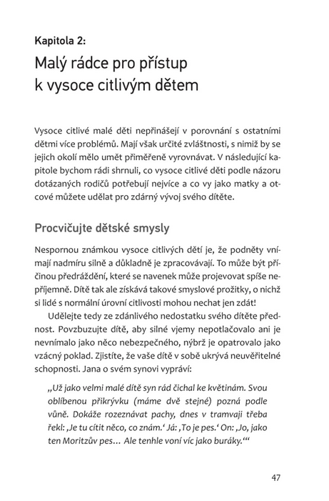 Výchova vysoce citlivých dětí