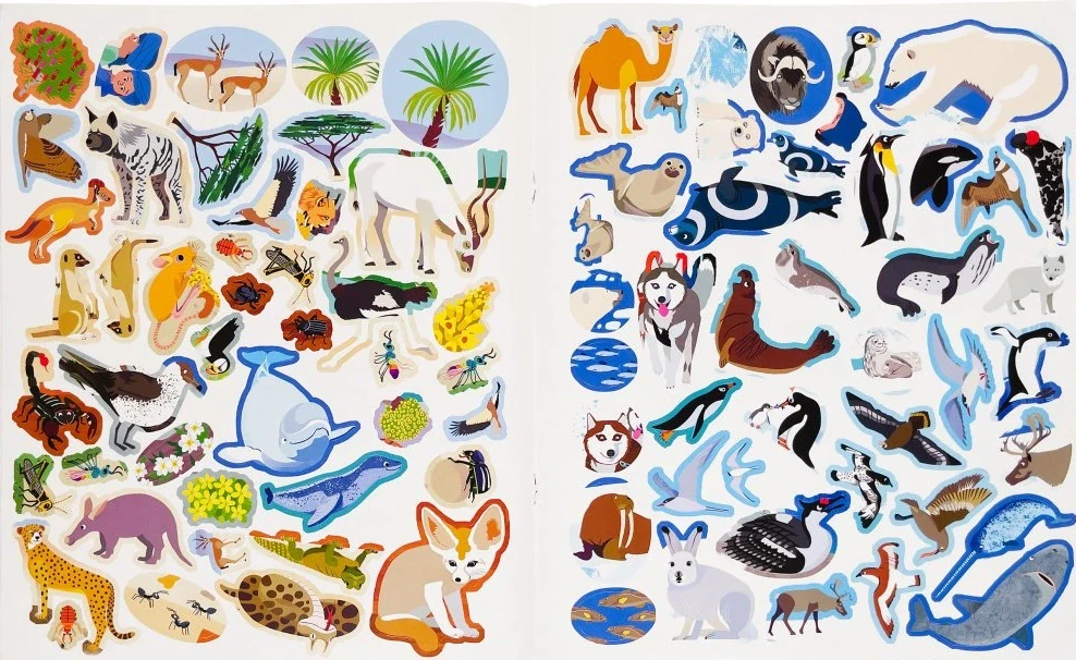 Svět samolepek - Zvířata 