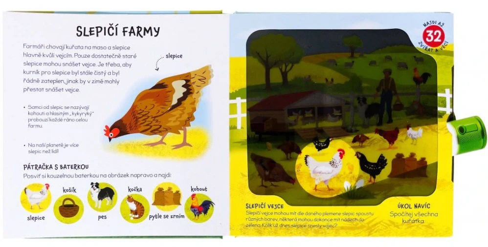 Kniha s kouzelnou baterkou - Farma