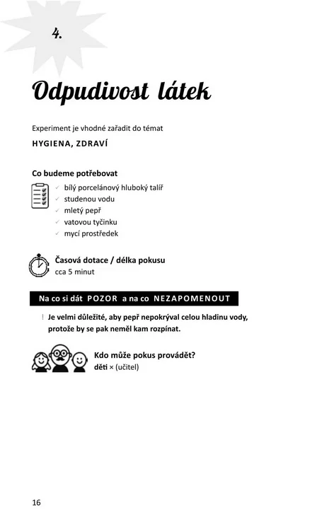 Jednoduché experimenty v MŠ a na 1. stupni ZŠ