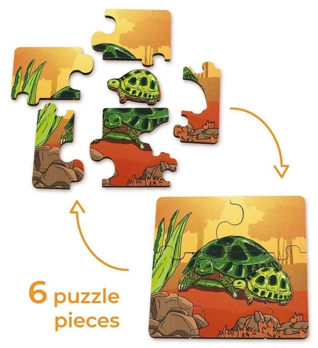 Puzzle - Máma a mládě
