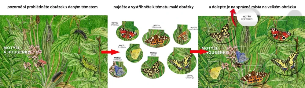 Začínáme vystřihovat - Na louce