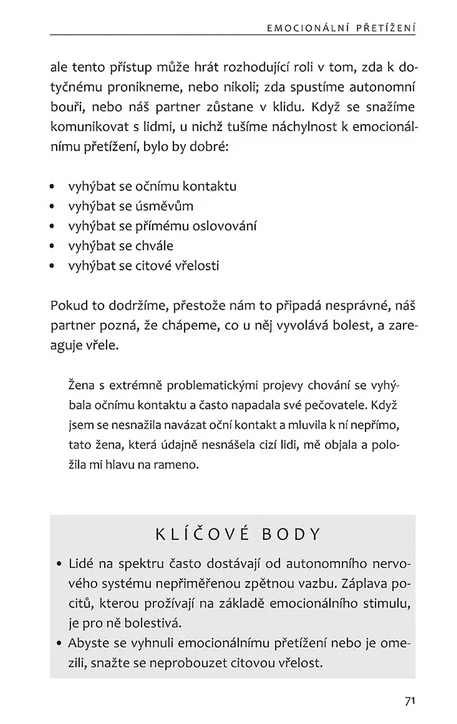 Intenzivní interakce a senzorická integrace u osob s PAS