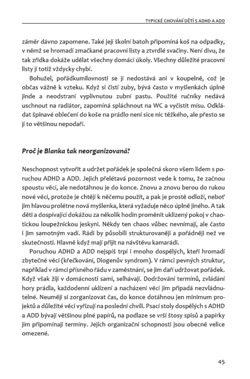 ADHD a ADD v dospívání