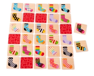 BIGJIGS TOYS Ponožkové pexeso