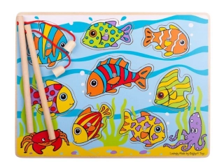 BIGJIGS TOYS Chytání rybiček na desce