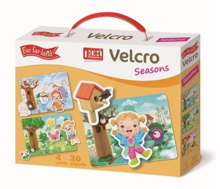 PEXI VELCRO Skládačky - Roční období