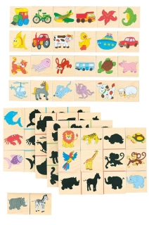 WOODY Dřevěné loto - Stíny